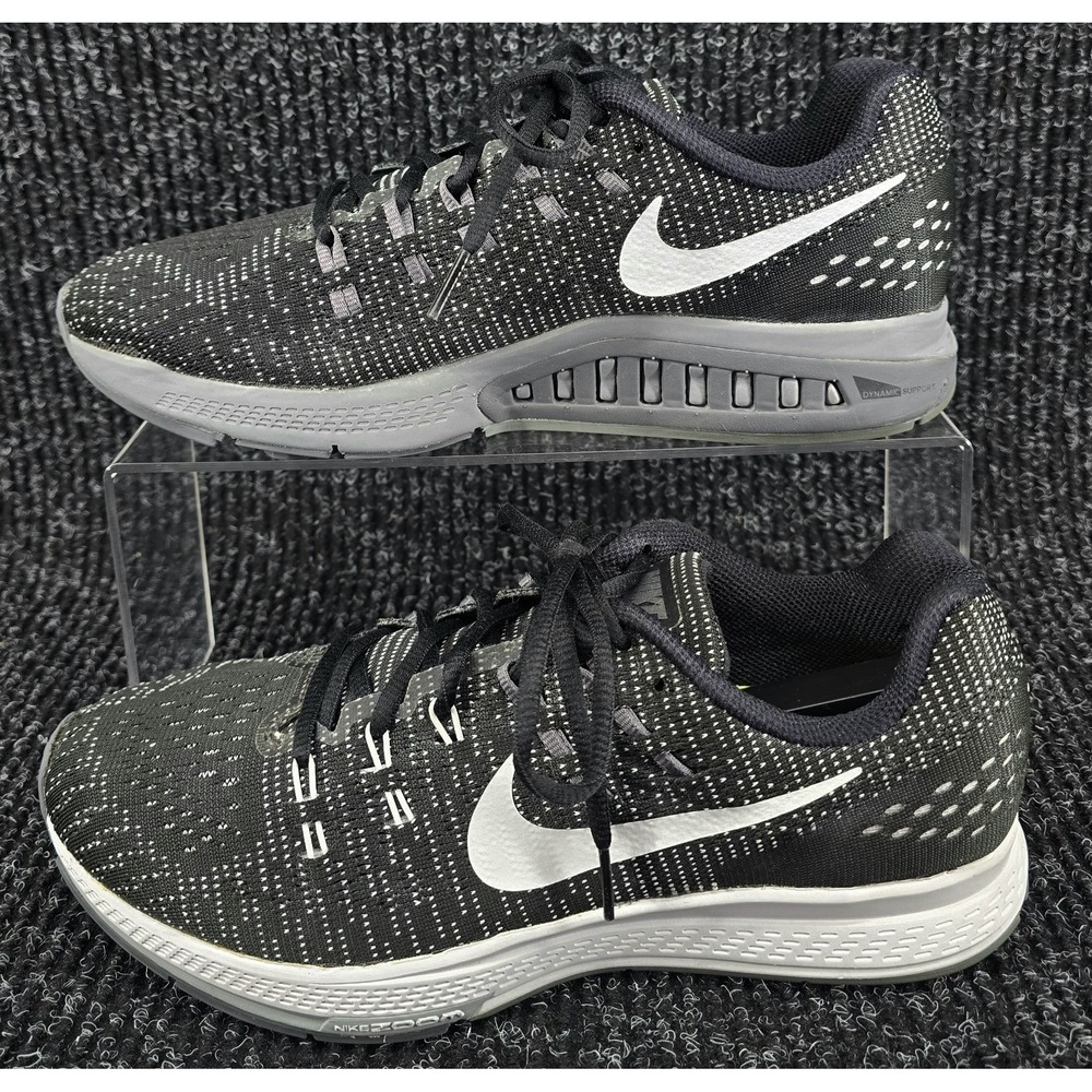 Nike Air Zoom Structure 19 Women's Sz 10 Running Shoes Black Trainer 806584-001